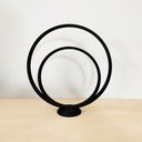 Ver imagem 3 de Estatueta Circulos / Círculo Duplo, Decoração - Toque 3d: Preto