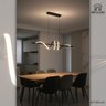 Lustre Pendente Led 45w 3 em 1 Moderno Sala Quarto Preto - 3