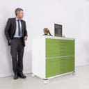 Ver imagem 5 de Mapoteca 10 Gavetas 120,4cm X 122,3cm Aço