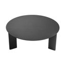 Ver imagem 4 de Mesa de Centro Orgânica Chanfrado Pé Madeira Complementos Preto