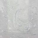 Ver imagem 1 de Cortina Voil Bordado com Forro 100% Blackout 2,60 M X 2,30 M Vitti Ambientes Branco