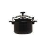 Panela Alta Pressão Indução Antiaderente Revestimento Mármore Cerâmico 10 Litros Preta - 1