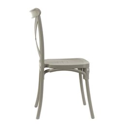 Cadeira de Design Katrina Interior e Exterior Cinza - 2
