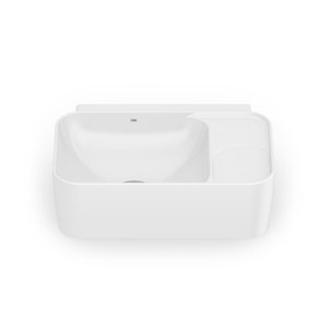 Lavatorio de Apoio/suspenso Eco 41x30 Branco - Celite