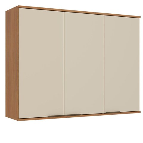 Cozinha Aéreo 120x90cm Princess Bege/Freijó/Areia