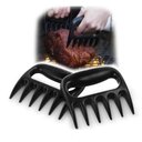 Ver imagem 6 de Kit 2 Desfiador Cortador Carne Garfo Garra Urso Churrasco Frango Assada Pegador Gourmet Prático