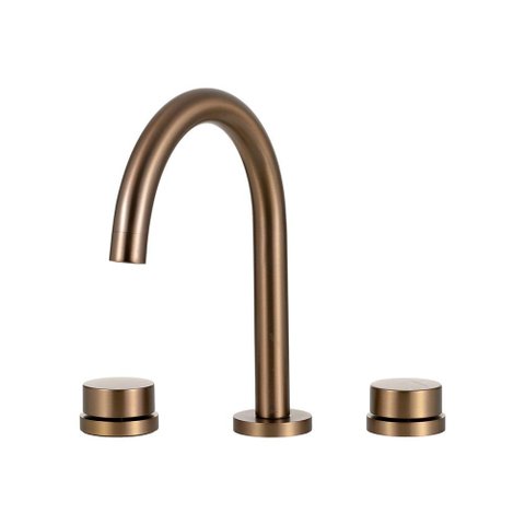 Torneira Para Banheiro Misturador Duplo Comando Choró Pingoo.casa - Dourado Rose