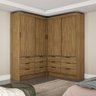 Closet Casal Duplo Sevilha 4 Portas 12 Gavetas Carioca Móveis - 1