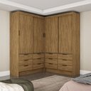 Ver imagem 1 de Closet Casal Duplo Sevilha 4 Portas 12 Gavetas Carioca Móveis