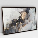 Ver imagem 1 de Quadro Decorativo em Canvas Abstrato Mármore Elegance TaColado Moldura Flutuante 4,5cm Madeira 120 x
