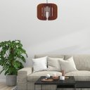 Ver imagem 2 de Luminária Teto tipo Pendente PADUA MDF - Completa - Cor: Marrom