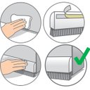 Ver imagem 3 de Veda Porta Fixado Por Adesivo 80cm Ajustável Feltro Fresta Branco