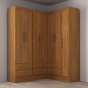Ver imagem 1 de Conjunto de Armários Genius 7 Portas 6 Gavetas Cinamomo - Moville