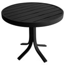 Ver imagem 2 de Mesa de Centro ou Lateral Ripada Alumínio 55cm Área Externa