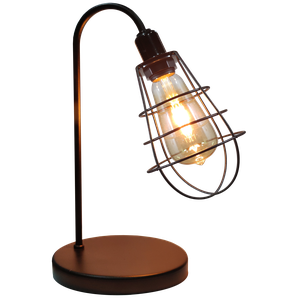 Abajur de Quarto Luminária Industrial Aramado Lampshape Pta