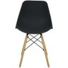 Kit 11 Cadeiras Charles Eames Eiffel Wood Design Preta - 5