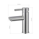 Ver imagem 2 de Torneira Monocomando Lavatório Bica Inox Me16 Doan