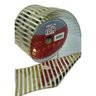 Fita Decorativa Dourada e Branca de Listras Ft719 - 1