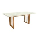 Ver imagem 1 de Mesa de Jantar em Madeira Maciça Eva Kappesberg Off White 200cm