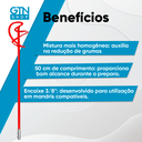 Ver imagem 3 de Misturador de Argamassa Metalsul 50cm 3/8 para Mandril Vermelho