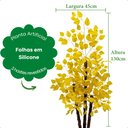 Ver imagem 2 de Ficus Amarelo Figueira Artificial sem Vaso Decorativo