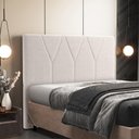 Ver imagem 1 de Cabeceira Cama Box Casal 140 cm Aurora W01 Bouclê Creme - Lyam Decor