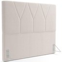 Ver imagem 2 de Cabeceira Cama Box Casal 140 cm Aurora W01 Bouclê Creme - Lyam Decor