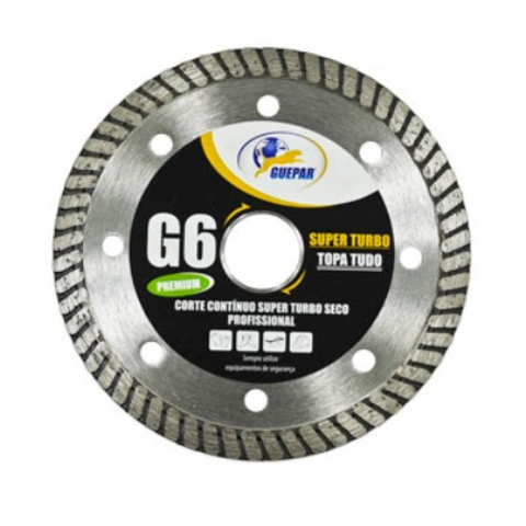 Disco Corte Super Turbo Seco Topa Tudo G6 110mmx20mm Guepar