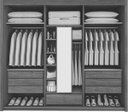 Ver imagem 2 de Guarda Roupa Casal 3 Portas 7 Gavetas - Pacioli Plus - Móveis Bettio