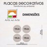 Kit Placa Quadro Redondo 4 Pçs Mdf Video Game Play Time 19cm - 5
