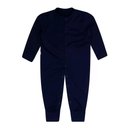 Ver imagem 1 de Macacão de Bebê Longo Térmico Le Bhua Ref:lb16011 Rn/g Azul Marinho