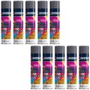Ver imagem 1 de Tinta Spray 400ml Cinza Grafite Uso Geral em Aço Ferro Gesso Cerâmica Couro | Universo | Kit 10 Un