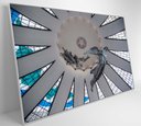 Ver imagem 3 de Quadro Anjos Suspensos Catedral de Brasília Decor&quadros Cid053 60x90 Cm Vidro Acrílico