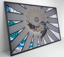 Ver imagem 2 de Quadro Anjos Suspensos Catedral de Brasília Decor&quadros Cid053 60x90 Cm Vidro Acrílico
