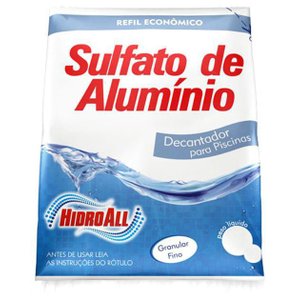Decantador para Piscinas Sulfato de Alumínio Hidroall - 2kg