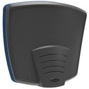 Ver mais imagens de Kit 3 Cadeiras de Escritório Executiva Office Giratória Preto Baixa Flexi P03 Poliéster Azul - Lyam