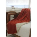 Ver imagem 1 de Peseira Tricô Tranças Forrada Pelo Sherpa Carlan