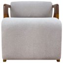 Ver imagem 3 de Kit 2 Poltronas Decorativas para Sala Chloe Bouclé Persa Premium