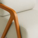 Ver mais imagens de Kit 2 Poltronas Chloe Decorativas Orgânicas Bouclé Premium de Luxo Sala Quarto Recepção Encosto Rolo
