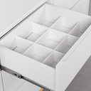 Ver imagem 5 de Kit Quarto Theo com Pés Square Mel - Berço + Cômoda 6 Gavetas + Guarda-Roupa 3 Portas - Branco Abra