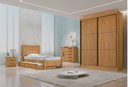 Ver imagem 1 de Guarda Roupa Solteiro 2 Portas 3 Gavetas - Santorini-cinamomo - Móveis D'doro