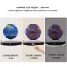 Globo Terrestre Giratorio Magnetico Flutuante Luminaria Planeta Terra Gira 360 Viagem Estudos Geogra - 9