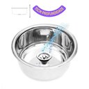 Ver imagem 4 de Pias Balcões Armários Móveis - Cuba Redonda em Aço 304 30x15cm