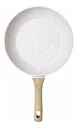 Ver imagem 1 de Frigideira Antiaderente Cerâmica 24cm Bege Indução Mundiart