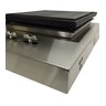 Bifeteira de Embutir Inox com Queimador Duplo e Chapa 30x30 - 5