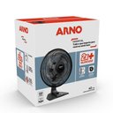 Ver imagem 2 de Ventilador de Mesa Arno 140W Preto com Cinza VD2E Essential 3 Velocidades 220V