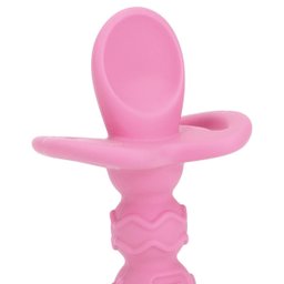 Colher De Silicone Bebe Com Trava Limitador Segurança Nuby - 1