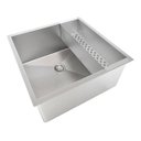 Ver imagem 2 de Conj.cuba 40x40 Cozinha Canal Escorredor 42,5cm Banheiro Technox