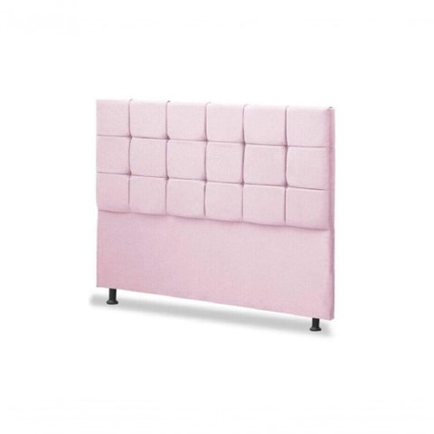 Cabeceira Luxo Sleep Malu Solteiro 90cm Rosa