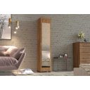 Ver imagem 2 de Sapateira Multiuso June 1 Porta 1 Gaveta com Espelho Canela - Canela